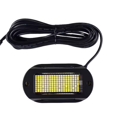 Battery powered wheelie light